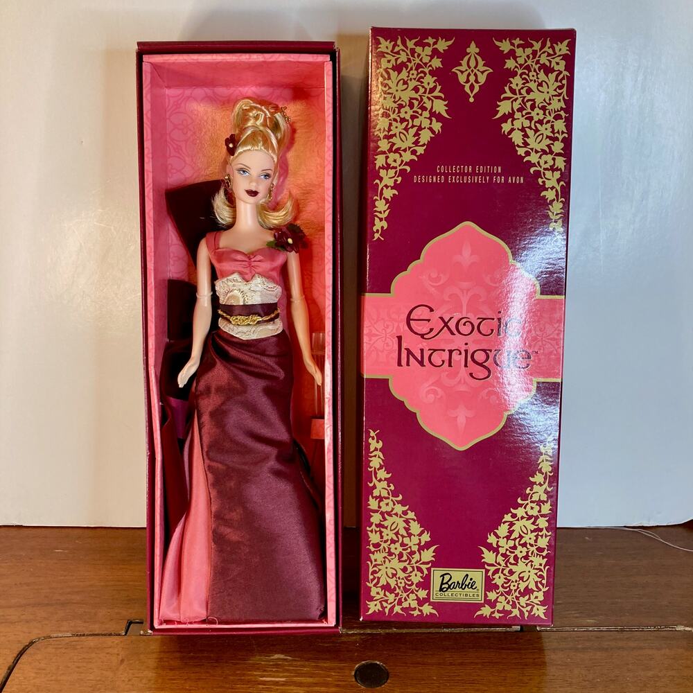Mattel 12" Barbie x AVON Exotic Intrigue Barbie #B9795 (2003) NRFB Y2K